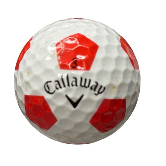 Callaway Soccer Ball Logo Chrome Soft Golf Ball - Picture 1 of 5